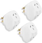 Double Power Plug Outlet Extender,T