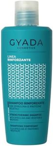 GYADA COSMETICS, Shampoo Rinforzante con Spirulina, per Capelli Fragili e Diradati, ad Azione Ristrutturante, Stimola la Ricrescita dei Capelli, con Avena e Ginseng, 250 ml