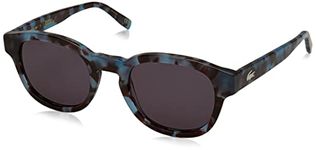 Lacoste Unisex's L939s Sunglasses, Havana Blue, 50/22/145