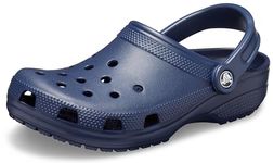 Crocs Unisex-Adult Classic Clogs (Best Sellers), Navy, 9 Men/11 Women