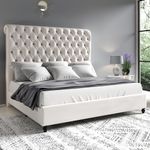 Jocisland Queen Size Bed Frame with