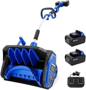 PRO-FOR 40V Cordless Snow Shovel, 17-Inch Wheeled Snow Blower, Brushless
