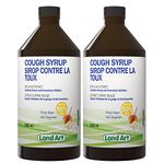 Natural Cough Syrup – For Kids and Adults – Cough Relief – Immune System – Throat and Bronchial Irritation Relief – From Red Elm Extract – Honey Ginger – 250 ml (Pack of 2)