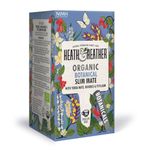 Heath & Heather Organic Slim Mate Teabags | Individually Wrapped Caffeine-Free Herbal Tea Infusions | 1 Pack of 20, Total 20 Tea Bags