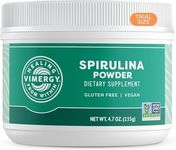 Vimergy Natural Spirulina Powder, Trial Size - 45 Servings – Super Greens Powder – Nutrient Dense Blue-Green Algae Superfood for Smoothies & Juices - Non-GMO, Gluten-Free, Vegan & Paleo (135g)