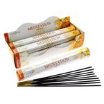 STAMFORD INC. 37117 Meditation Incense Sticks, 20 Sticks x 6 Packs