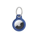 Belkin AirTag Case Secure Holder with Key Chain for Apple Air Tag Protective Cover with Advance Scratch Resistance - Blue Colour (F8W973)