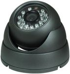 BW HD IR Aluminum Dome CCTV Camera - 1/3 Inch CMOS, 3.6mm Lens, 700 TVL, with IR-CUT for Home Security Systems