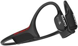 SUUNTO Wing Open-Ear Bone Conduction Headphone, Bluetooth Multipoint Pairing Headset w/Head Movement Control, 10H Battery Life, Fast Charging, IP67 Water-Resistant & Safety Lights for Workouts, Black