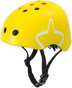 DRBIKE Kids Bike Helmet for Kids 3-5 Years Boys Girls Toddler Helmet Adjustable Cycling Helmet Skateboard Helmet for Kids Outdoor Multi-Sport Yellow S