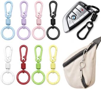 Zipper Clips Anti-Theft Set, Zinc Alloy Double-Lock Bag Locks for Backpack (Muticolor-8Pcs)