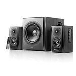 Edifier S351DB Bookshelf Speaker and Subwoofer 2.1 Speaker System Bluetooth V4.0 aptX Wireless Sound for Computer Rooms, Living Rooms & Dens