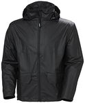 Helly Hansen Workwear Men's Voss Waterproof Rain Jacket, Black, 4XL