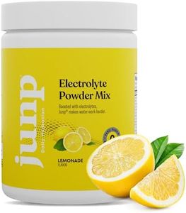 JUNP Hydration Electrolyte Powder, Electrolytes Drink Mix Supplement, Zero Calories Sugar and Carbs, Kosher, Lemonade Flavor, 90 Servings