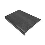 200mm Grey UPVC Window Board/Cill Cover 1.25m Long 9mm Thick Plastic Window Sill Capping