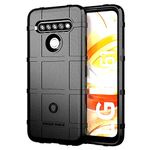 ZYZX LG K61 Case, LG Q61 Heavy Duty Shockproof Military Grade Drop Tested Field Protective Phone Case Super Strong TPU Bumper Drop Protection Full Body Rugged Cover for LG K61/Q61 HD-Black