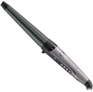 Remington PROluxe YOU Adaptive Styler, CI98X8AU, Personalises Heat to Your Hair, Fast Heat Up, 19-32mm Advanced Diamond Ceramic Curling Wand, Variable Settings Up to 210°C, LCD Display