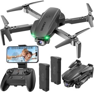 SIMREX Drone With Camera 1080P for Kids And Adults, RC Quadcopter With Altitude Hold, Mini Drone With One Key Start, Waypoint Fly, Headless Mode, 3D Flip, 3 Speeds, Remote Control Drone for Beginners