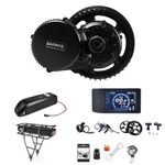 BAFANG BBS02B 48V 750W Motor : Electric Bike Mid Drive Kit with 500C Display & 44T Chainring, 8fun EBike Conversion Kit for Mountain Road Folding Snow Bikes with 68mm Bottom Bracket (No Battery)