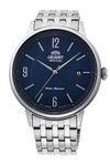 ORIENT Men's Japanese Automatic/Hand Winding Stainless Steel Classic Watch RA-AC0J-A Model: (RA-AC0J09L10B), Blue, Automatic Watch