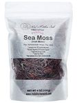 Purple Sea Moss | Irish Moss | Wildcrafted from St. Lucia | 100% Natural | Makes over 50oz Seamoss Gel - 4oz