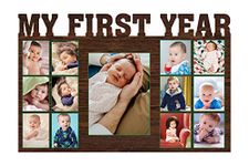 Collage Photo Frame For Baby First Year