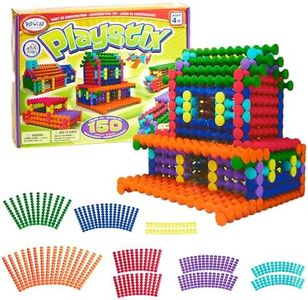 Playstix Construction Toy Building Blocks Set 150 Piece STEM Kit