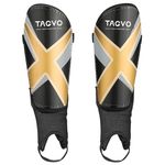 TAGVO Soccer Shin Guards for Kids Youth - Protective Soccer Equipment for Boys Girls - Adults Men Women Soccer Shin Guards - Soccer Shin Pads for Kids Girls Boys, High Impact Resistant