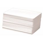 100 Cr80 30Mil White Blank Pvc Plastic Cards For Photo Id Card Printers (Datacard, Zebra, Fargo, Evolis, Magicard, Nbs & Etc