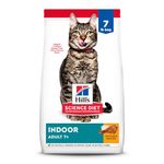 Hill's Science Diet Senior 7+ Indoor Dry Cat Food, Chicken Recipe, 7 lb Bag