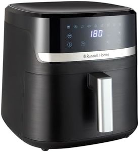Russell Hobbs Air Fryer [8.3L,Max 200℃, 1800W] (9 Programs, Oil Free Cooking, Rapid Air Technology, Touchscreen, Auto Shut-Off, Keep warm, Roast, Bake, Grill, Dishwasher safe parts) Satisfry 27632