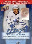 Upper Deck 2023-24 MVP Hockey Blaster Box (15 Packs of Hockey Cards)