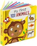 My First 101 ANIMALS Board Book (Padded Cover!)