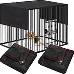 Kinlop 2 Pieces Dog Kennel Shade Co