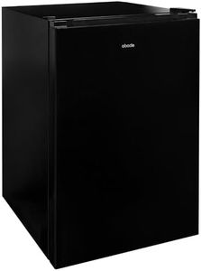 Abode Under Counter Freezer 48cm Wide Freestanding Black 60 Litre with 3 Drawers, Adjustable Feet & Reversible Door, 4 Star Freezer, Suitable for Garages & Outbuildings A85UCFZ482E1B (Black, 48 cm)