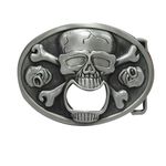 YONE Xwest Oval Skull Bottle Opener Belt Buckle