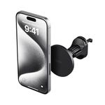 iOttie iTap 3 Magnetic Air Vent Car Mount Phone Holder with Magnetic Ring Adapter. Compatible with MagSafe, iPhone, and Android Smartphones