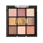 LAKME 9 in 1 Eyeshadow Palette, Sunkissed, 11.7g, for Captivating Eye Looks, with One-Stroke Payoff & Smooth Texture, Matte Shimmer and Metallic, Blendable & Buildable, for Women