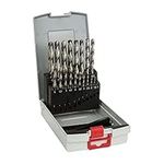 Bosch Professional 19pc. HSS-G ProBox Metal Drill Bit Set (for Steel, Ø 1-10 mm, Accessories Drill Driver and Drill Stand)