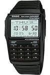 Casio Men's DBC32-1A Data Bank Black Digital Watch, White