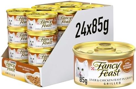 Fancy Feast Grilled Adult Wet Cat Food Grilled Liver & Chicken Feast in Gravy 24x85g