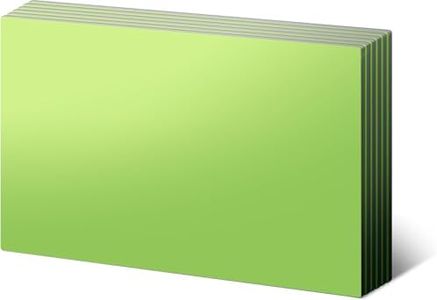 LLPT Dry Erase Magnetic Sheets 6 Packs 8.3" x 12.2" Reusable Washable No Adhesive Trimable Sticker Notes for Refrigerator Desktop Shelf DIY Whiteboard Color Green (MSG912)