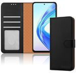 iCatchy for Honor 90 Smart/Honor X7B Case Leather Wallet Flip Book with Kickstand Magnetic Closure RFID Protection Shockproof Cover for Honor 7B / Honor 90 Smart (Black)