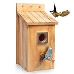 HPC Decor 12in Wood Bird Houses for