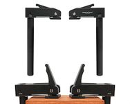 2 Pack Extra Large Hold Down Clamps, Desktop Quick Acting Hold Down Clamp Adjustable Fast Fixed Clip, Aluminum Alloy Benchtop Quick Clamps for Wood Carving, Routing, Sanding