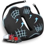 japiroc X-Large Truck Seat Cushion for Truck Drivers, Memory Foam Support