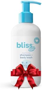 Bliss Baby Shampoo and Body Wash, Premium 2-in-1 For Babies, Toddlers & Kids, Unscented & Hypoallergenic - Gentle Baby Soap - Vegan, Hydrating For Sensitive Skin - Avocado, Shea Butter & Calendula