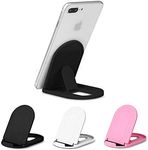 Ama Forest Cell Phone Stand 3Pack, Portable Foldable Desktop Cell Phone Holder Adjustable Universal Multi-Angle Cradle for Tablet iPad Mini iPhone X/xr/xs max Samsung Galaxy, Black, White, Pink