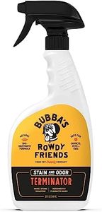 BUBBAS Super Strength Enzyme Cleaner - Pet Odor Eliminator - Carpet Stain Remover - Remove Dog & Cat Urine Odor from Mattress, Sofa, Rug, Laundry, Hardwood Floors and more. Puppy Training Supplies