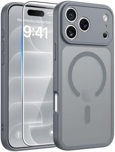 FNTCASE for iPhone 18 Pro Case/iPhone 17 Pro Case, Fit for Magsafe, Grey